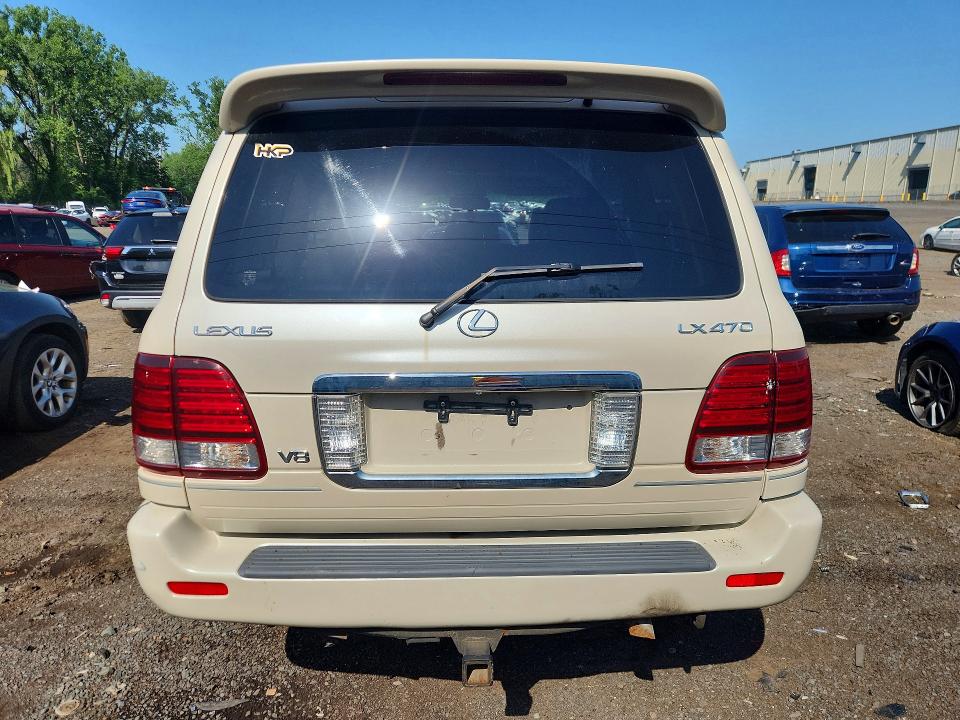 2007 Lexus Lx 470 VIN JTJHT00W474023277 COPART salvage auction — SIDE, Ct - Certificate Of Title (P), sold $7,900 on 2026-07-31 (photo 6)