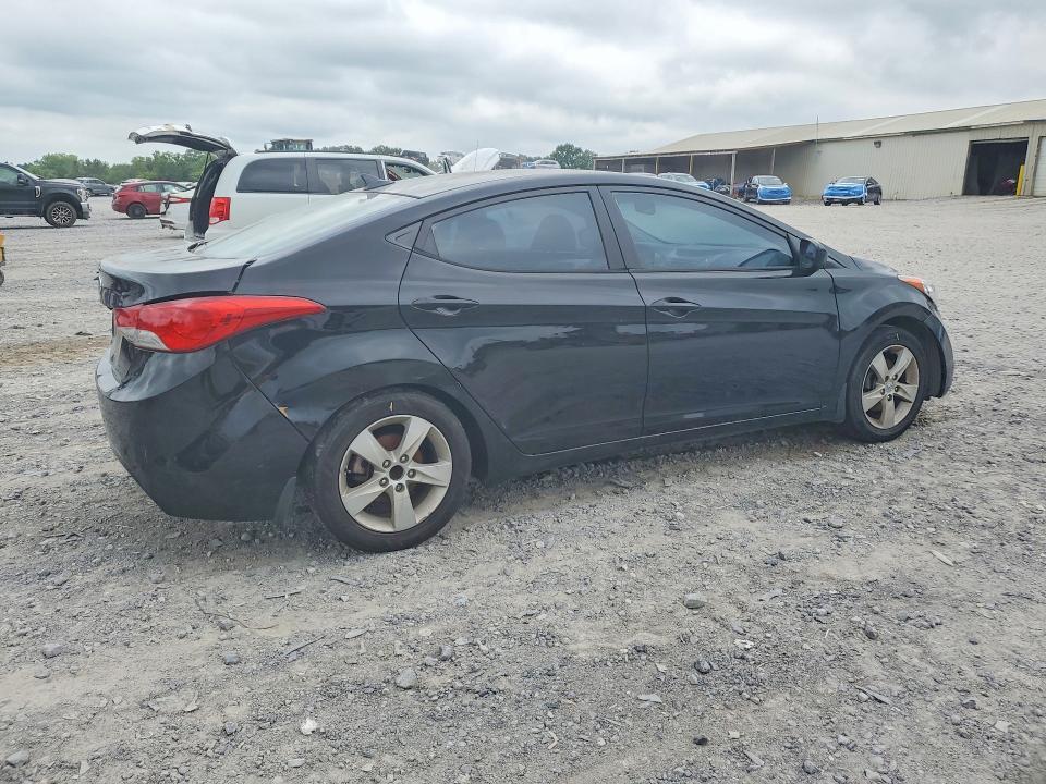 2012 Hyundai Elantra VIN KMHDH4AE0CU331438 COPART salvage auction — ALL OVER, TN - SALVAGE CERTIFICATE, sold $250 on 2026-07-21 (photo 3)