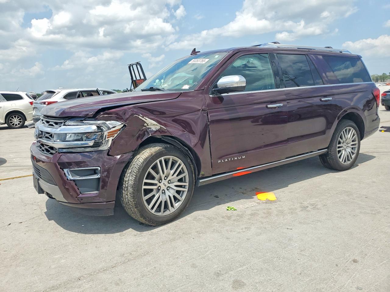 2023 Ford Expedition VIN 1FMJK1M85PEA01075 — COPART salvage auction photo