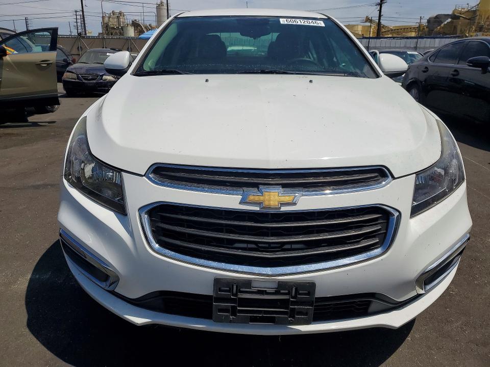 2016 Chevrolet Cruze VIN 1G1PE5SB1G7178330 COPART salvage auction — REAR END, Ca - Salvage Certificate, sold $1,050 on 2026-07-29 (photo 5)