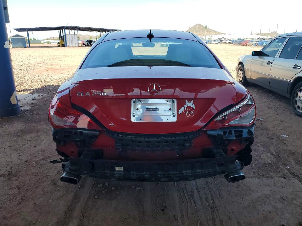 2014 Mercedes-benz Cla-klasse VIN WDDSJ4EB0EN053899 COPART salvage auction — REAR END, Az - Cert Of Title - Salvage, sold $2,700 on 2026-08-13 (photo 6)