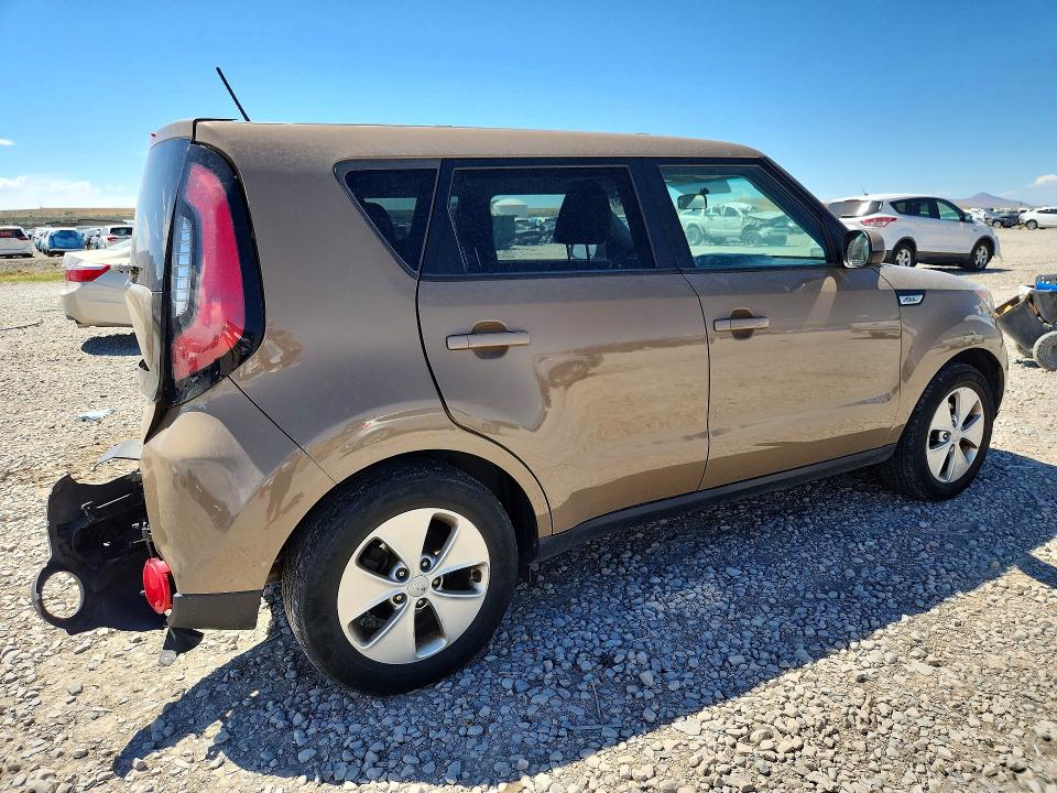 2016 Kia Soul VIN KNDJN2A22G7247622 COPART salvage auction — REAR END, Ut - Salvage Certificate, sold $675 on 2026-08-28 (photo 3)