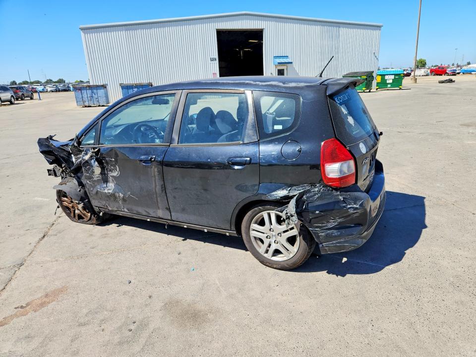 2007 Honda Fit VIN JHMGD386X7S017236 COPART salvage auction — FRONT END, Ca - Salvage Certificate, sold $100 on 2026-07-27 (photo 2)