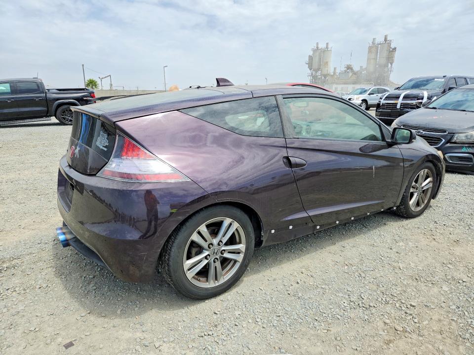 2013 Honda Cr-z VIN JHMZF1D67DS002606 COPART salvage auction — SIDE, Ca - Dis/Dlr/Exp Only Clean Title, sold $650 on 2026-07-24 (photo 3)