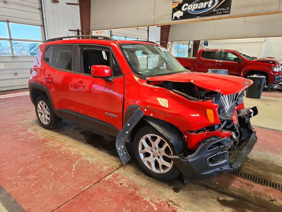 2017 Jeep Renegade VIN ZACCJBBBXHPE96256 COPART salvage auction — FRONT END, Ny - Mv-907A Salvage Certificate, sold $350 on 2026-08-03 (photo 4)