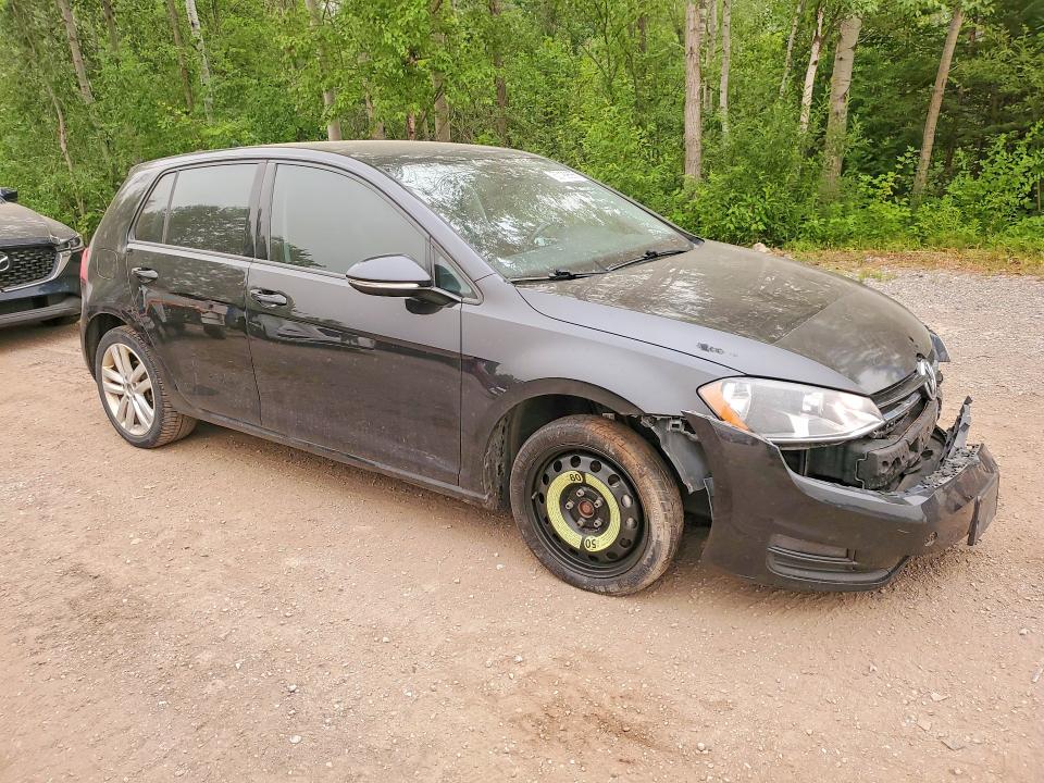 2015 Volkswagen Golf VIN 3VW217AUXFM004768 COPART salvage auction — FRONT END, ON - PERMIT NO BRAND - UNFIT, sold $1,250 on 2026-07-28 (photo 4)