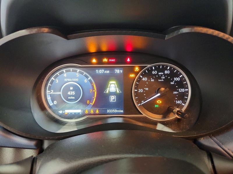 2025 Nissan Versa VIN 3N1CN8EV2SL835852 COPART salvage auction — FRONT END, Pa - Cert Of Title (P), sold $7,000 on 2026-07-27 (photo 9)