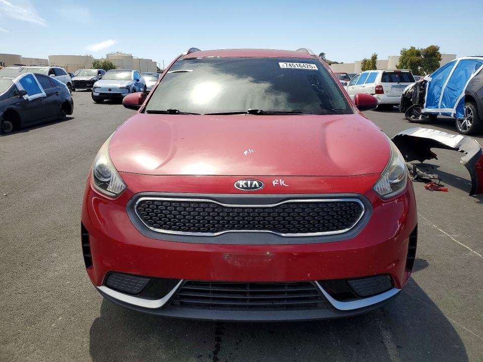 2017 Kia Niro VIN KNDCB3LC8H5048228 COPART salvage auction — REAR END, Ca - Salvage Certificate, sold $1,700 on 2026-07-27 (photo 5)