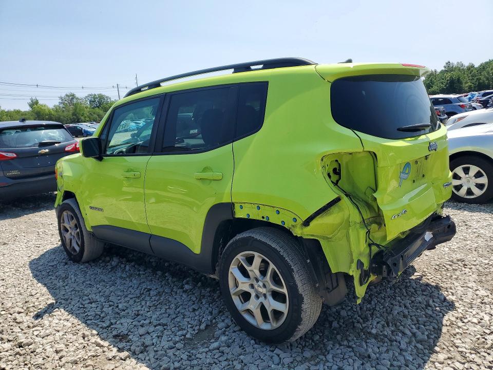 2017 Jeep Renegade VIN ZACCJBBB2HPF02907 COPART salvage auction — FRONT END, Ma - Cert Of Title-Salvage, sold $650 on 2026-08-13 (photo 2)