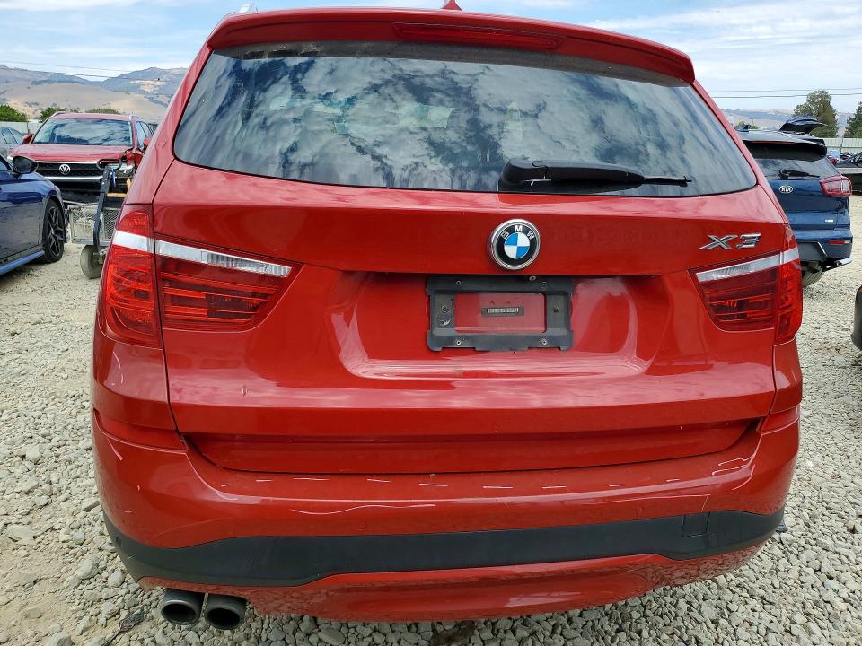 2016 BMW X3 VIN 5UXWX9C58G0D63546 COPART salvage auction — FRONT END, CA - SALVAGE CERTIFICATE, sold $1,750 on 2026-07-28 (photo 6)