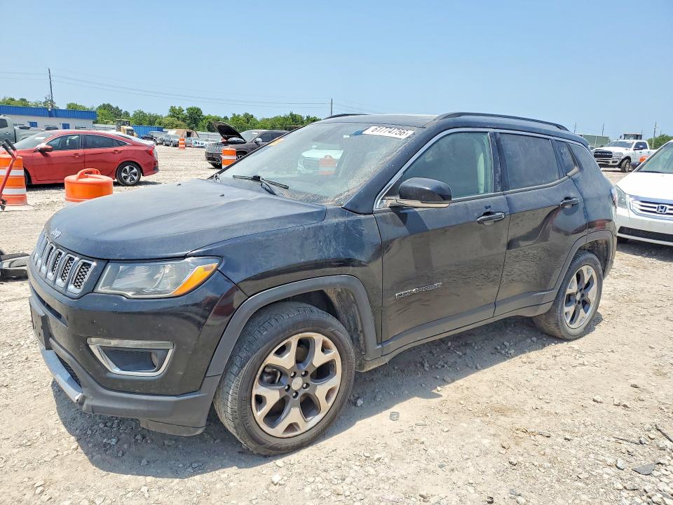 2019 Jeep Compass VIN 3C4NJDCB5KT596462 COPART salvage auction — MINOR DENT/SCRATCHES, Tx - Certificate Of Title, sold $2,950 on 2026-08-13 (photo 1)