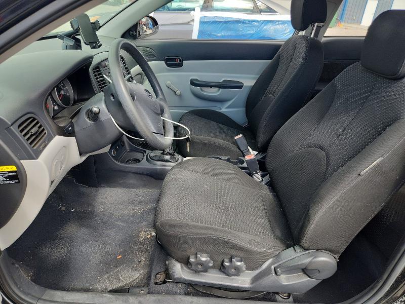 2008 Hyundai Accent VIN KMHCM36C78U086282 COPART salvage auction — FRONT END, UT - SALVAGE CERTIFICATE, sold $150 on 2026-07-17 (photo 7)