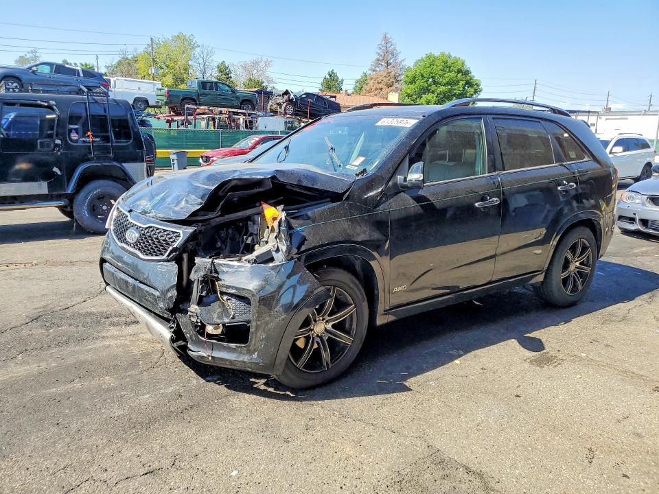 2013 Kia Sorento VIN 5XYKWDA29DG365825 COPART salvage auction — FRONT END, Co - Public - Salvage Title, sold $275 on 2026-07-23 (photo 1)