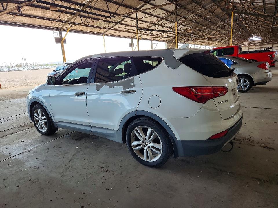 2013 Hyundai Santa fe VIN 5XYZW3LA2DG105344 COPART salvage auction — MINOR DENT/SCRATCHES, AZ - CERTIFICATE OF TITLE, sold $1,150 on 2026-07-29 (photo 2)