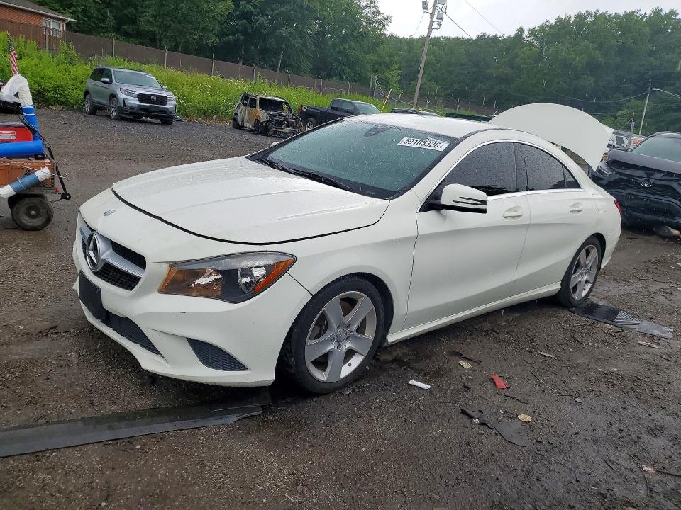 2015 Mercedes-benz VIN WDDSJ4EB4FN281180 COPART salvage auction — REAR END, Wv - Certificate Of Title, sold $1,300 on 2026-08-04 (photo 1)
