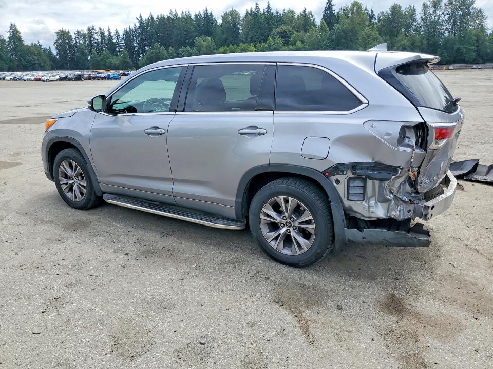 2016 Toyota Highlander VIN 5TDBKRFH3GS299334 COPART salvage auction — REAR END, Wa - Bill Of Sale, sold $60 on 2026-07-27 (photo 2)