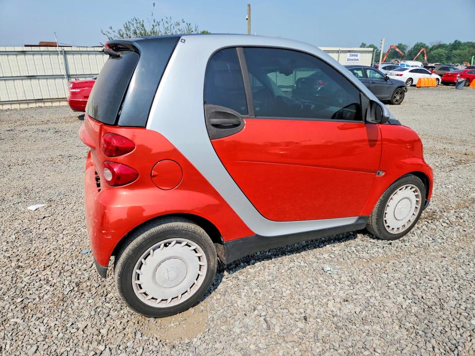 2008 Smart Fortwo VIN WMEEJ31X58K186684 COPART salvage auction — REAR END, NJ - CERT OF TITLE-SALVAGE (P), sold $700 on 2026-08-07 (photo 3)
