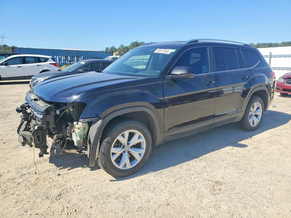 2018 Volkswagen Atlas VIN 1V2GR2CA7JC519761 COPART salvage auction — FRONT END, Ca - Salvage Certificate, sold $700 on 2026-07-24 (photo 1)