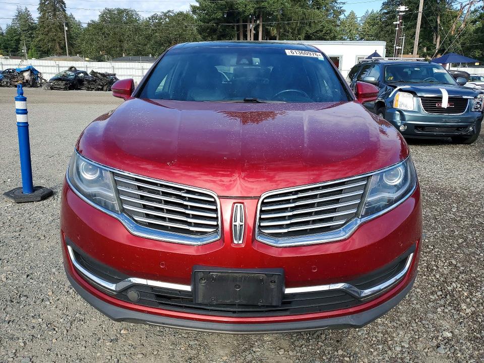 2016 Lincoln Mkx VIN 2LMPJ8LPXGBL71887 COPART salvage auction — SIDE, Wa - Bill Of Sale, sold $1,450 on 2026-07-31 (photo 5)