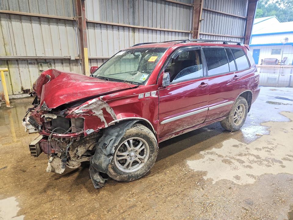 2005 Toyota Highlander VIN JTEDP21A050059200 COPART salvage auction — FRONT END, La - Cert Of Title-Salvage, sold $750 on 2026-07-14 (photo 1)