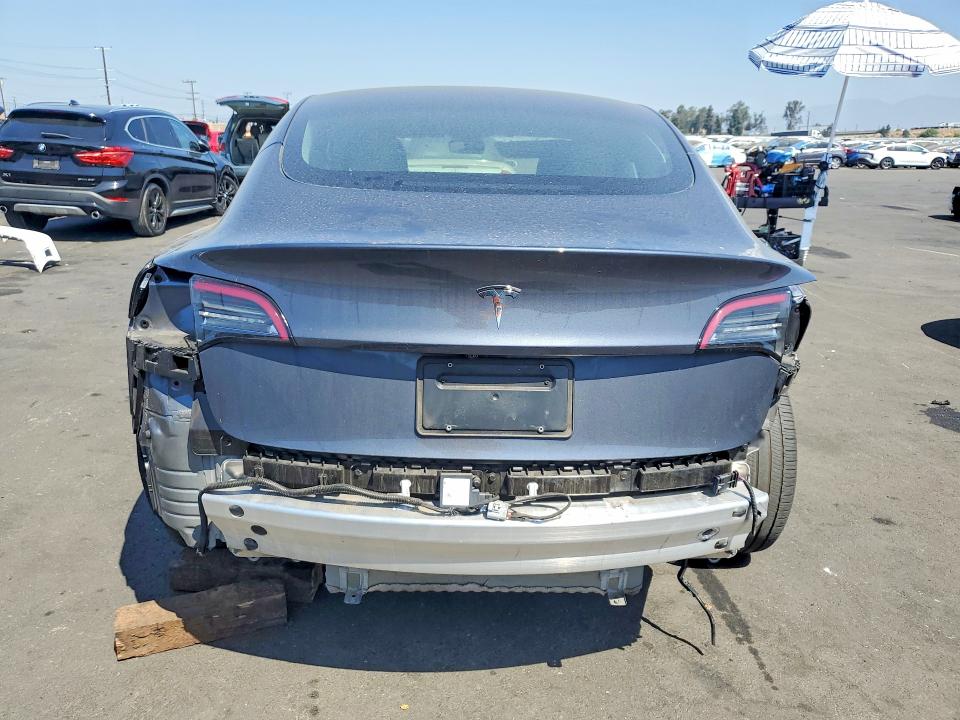 2023 Tesla Model 3 VIN 5YJ3E1EAXPF433018 COPART salvage auction — REAR END, Ca - Salvage Certificate, sold $7,100 on 2026-07-27 (photo 6)