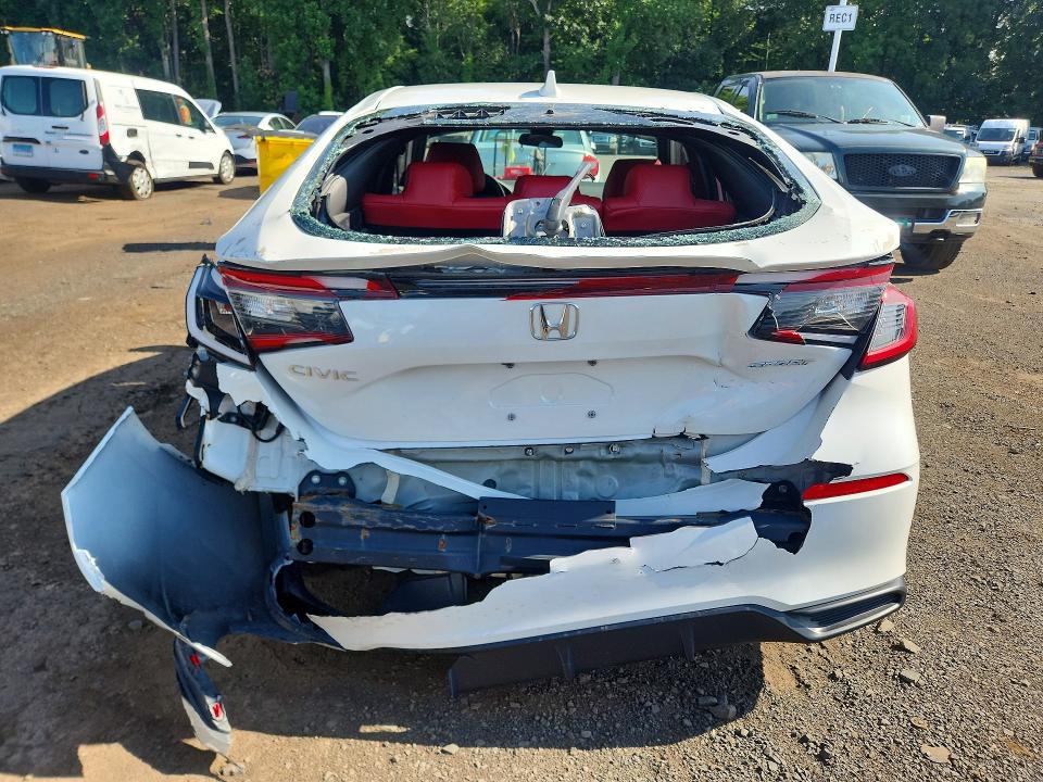 2025 Honda Civic VIN 19XFL2H84SE012041 COPART salvage auction — REAR END, MA - CERT OF TITLE-SALVAGE (P), sold $14,000 on 2026-07-30 (photo 6)