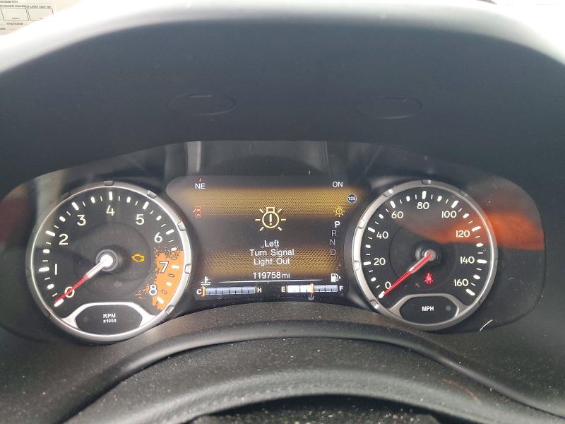 2018 Jeep Renegade VIN ZACCJBCB4JPH13739 COPART salvage auction — FRONT END, Pa - Certificate Of Salvage, sold $550 on 2026-08-11 (photo 9)
