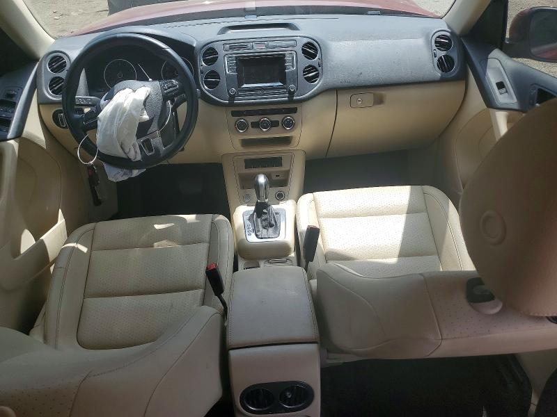 2016 Volkswagen Tiguan VIN WVGBV7AX0GW085603 COPART salvage auction — FRONT END, Md - Cert Of Salvage > 75% Damage, sold $125 on 2026-07-28 (photo 8)