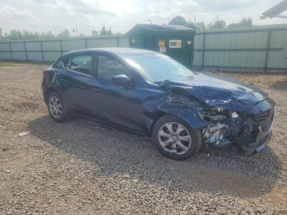 2014 Mazda 3 VIN JM1BM1K7XE1194650 COPART salvage auction — FRONT END, Ny - Mv-907A Salvage Certificate, sold $700 on 2026-07-08 (photo 4)