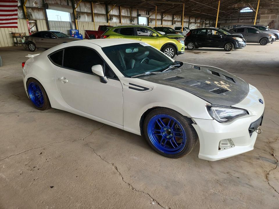 2013 Subaru Brz VIN JF1ZCAC11D1607264 COPART salvage auction — FRONT END, Ca - Salvage Certificate, sold $2,750 on 2026-07-27 (photo 4)