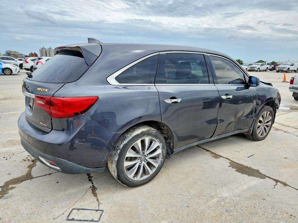 2015 Acura Mdx VIN 5FRYD4H40FB013488 COPART salvage auction — FRONT END, La - Permit To Sell, sold $275 on 2026-07-22 (photo 3)
