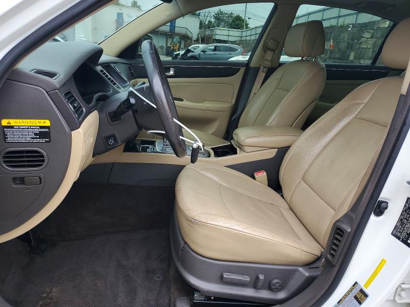 2010 Hyundai Genesis VIN KMHGC4DE4AU087152 COPART salvage auction — FRONT END, KY - CERT OF TITLE-SALVAGE (P), sold $650 on 2026-07-17 (photo 7)