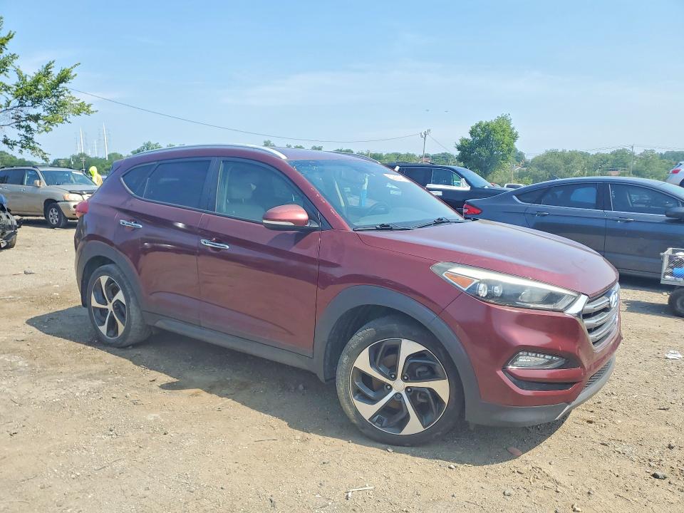 2016 Hyundai Tucson VIN KM8J3CA28GU231031 COPART salvage auction — MECHANICAL, Wv - Certificate Of Title (P), sold $2,600 on 2026-07-30 (photo 4)