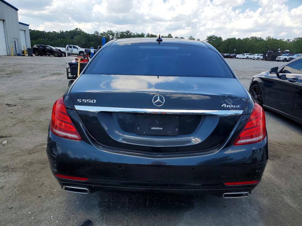 2016 Mercedes-benz S-klasse VIN WDDUG8FB4GA236309 COPART salvage auction — REAR END, Ga - Cert Of Title-Salvage, sold $5,000 on 2026-07-27 (photo 6)