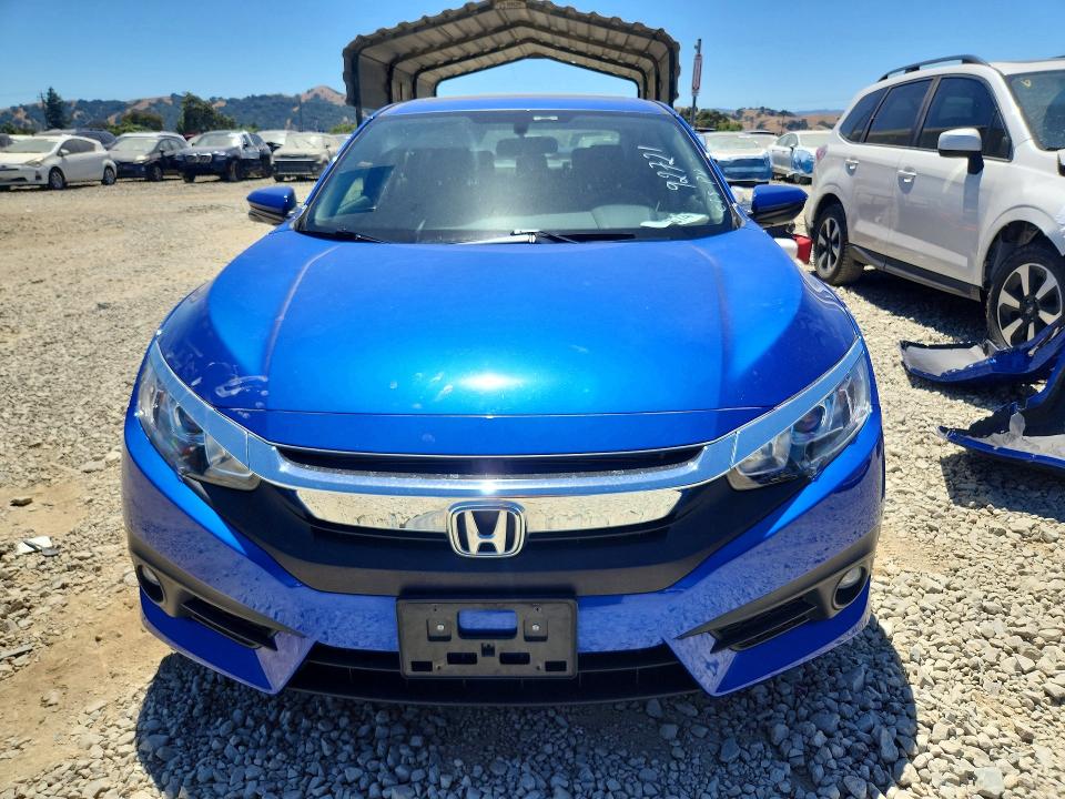 2018 Honda Civic VIN JHMFC1F39JX019968 COPART salvage auction — REAR END, Ca - Salvage Certificate, sold $4,200 on 2026-07-28 (photo 5)