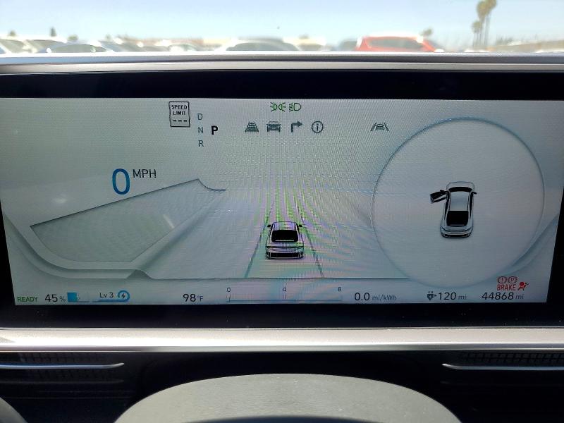 2023 Hyundai Ioniq 6 VIN KMHM54AA8PA045768 COPART salvage auction — DAMAGE HISTORY, CA - CERT OF TITLE-SALVAGED, sold $13,700 on 2026-07-31 (photo 9)