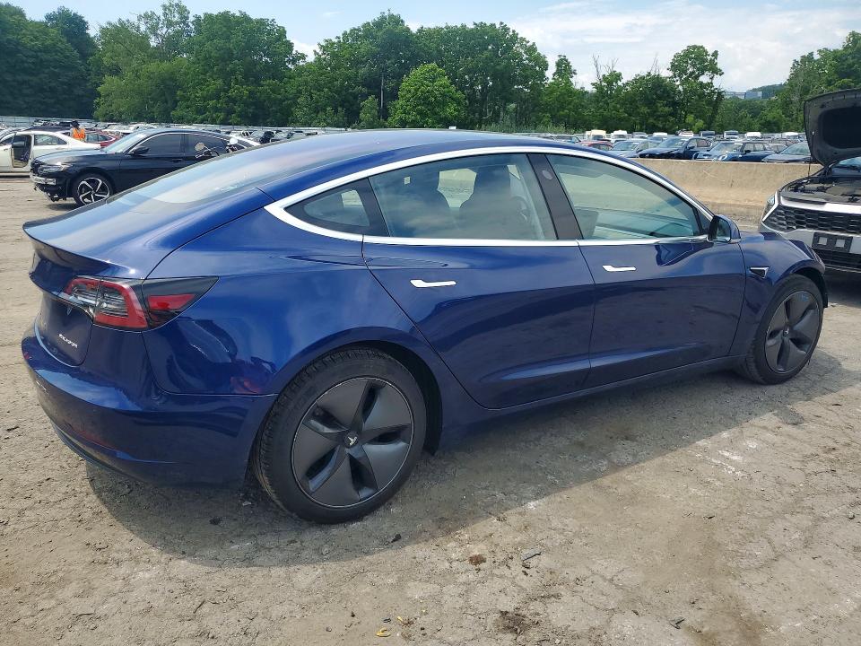 2018 Tesla Model 3 VIN 5YJ3E1EB8JF130397 COPART salvage auction — FRONT END, Ny - Mv-907A Salvage Certificate, sold $7,400 on 2026-07-16 (photo 3)
