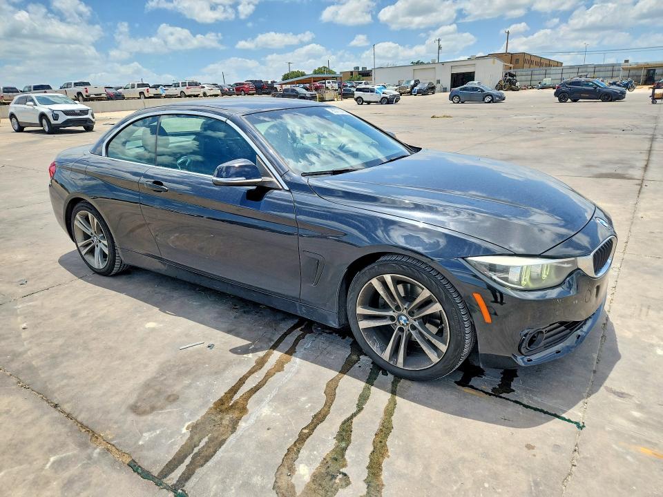 2018 BMW 4er VIN WBA4Z1C57JEC58637 COPART salvage auction — WATER/FLOOD, Tx - Salvage Title-Flood Damage, sold $350 on 2026-07-09 (photo 4)