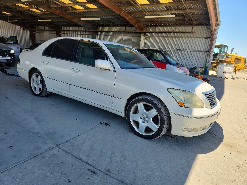 2005 Lexus Ls 430 VIN JTHBN36F855000070 COPART salvage auction — REAR END, Ca - Salvage Certificate, sold $1,150 on 2026-07-16 (photo 4)