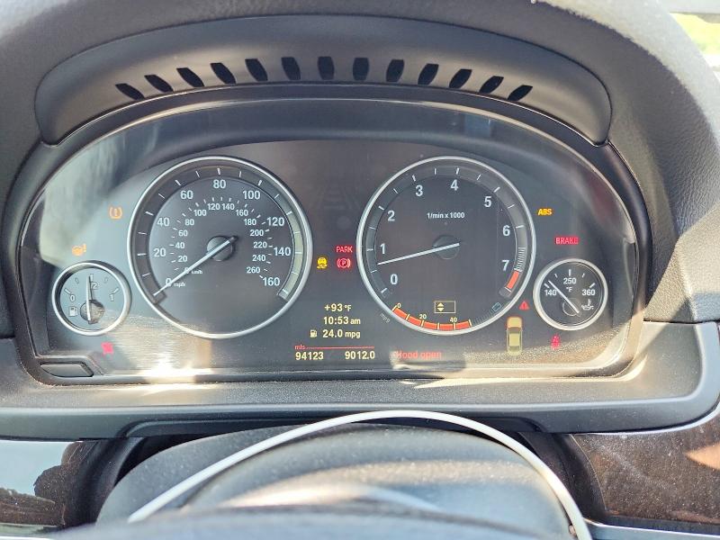 2011 BMW 5 series VIN WBAFR7C58BC267515 COPART salvage auction — FRONT END, Pa - Certificate Of Salvage, sold $3,050 on 2026-08-04 (photo 9)