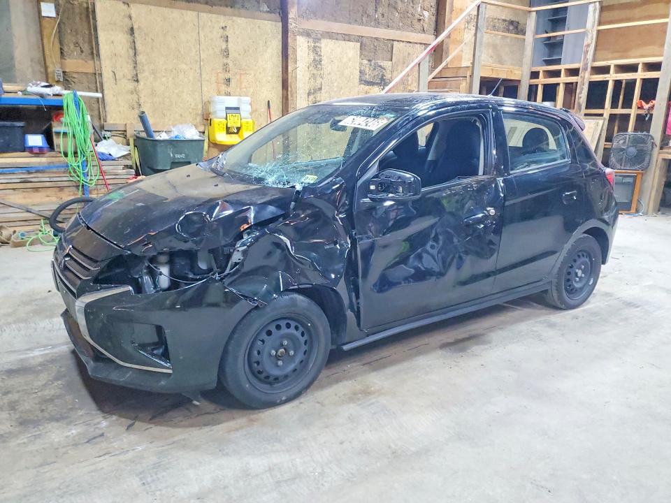 2024 Mitsubishi Mirage VIN ML32AUHJ1RH011570 COPART salvage auction — FRONT END, VA - CERTIFICATE OF TITLE (P), sold $750 on 2026-07-27 (photo 1)