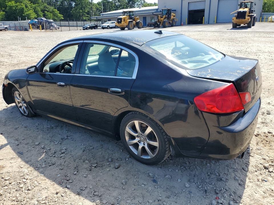 2006 Infiniti G35 VIN JNKCV51F86M607116 COPART salvage auction — FRONT END, MA - CERT OF TITLE-RECONSTRCTD COLL, sold $325 on 2026-07-23 (photo 2)