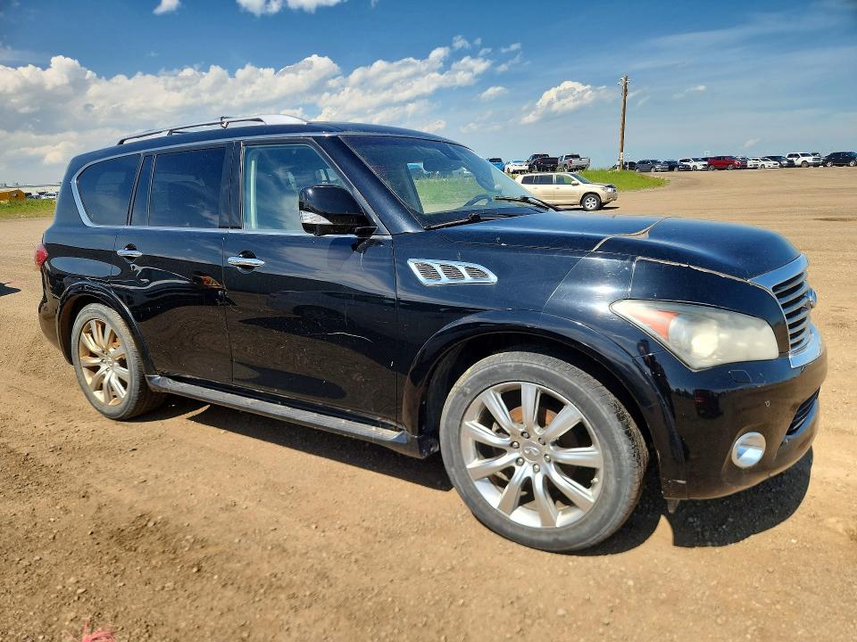 2013 Infiniti Qx56 VIN JN8AZ2NC5D9330599 COPART salvage auction — HAIL, Ab - Bos - Active, sold $2,250 on 2026-07-15 (photo 4)