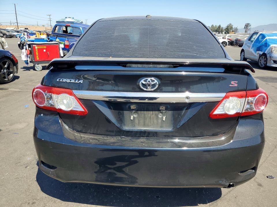 2013 Toyota Corolla VIN 5YFBU4EE7DP165399 COPART salvage auction — FRONT END, Ca - Salvage Certificate, sold $1,850 on 2026-07-27 (photo 6)