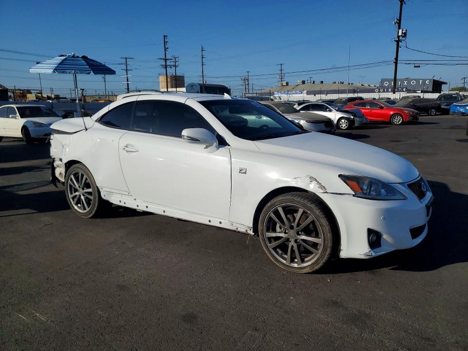 2014 Lexus Is VIN JTHFF2C24E2530287 COPART salvage auction — REAR END, Ca - App For Dup Salvage Or Ac, sold $300 on 2026-07-29 (photo 4)