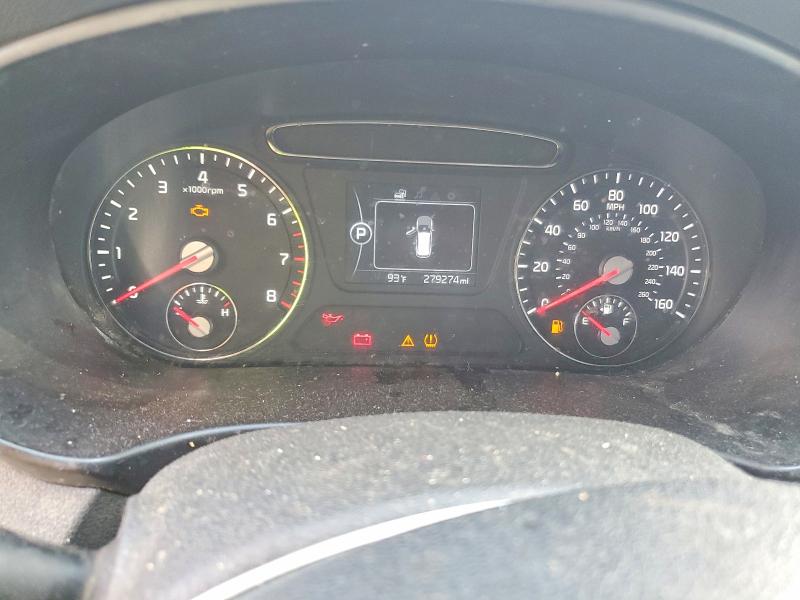 2017 Kia Sorento VIN 5XYPG4A52HG224145 COPART salvage auction — MECHANICAL, MS - CERTIFICATE OF TITLE, sold $400 on 2026-07-27 (photo 9)