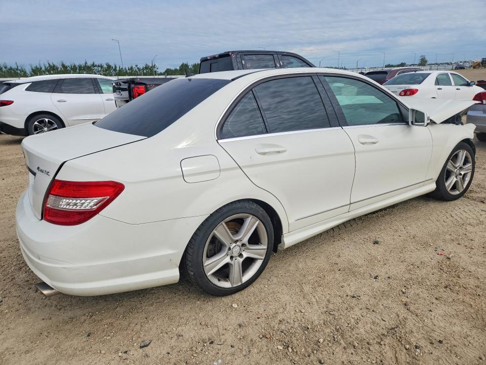 2010 Mercedes-benz C class VIN WDDGF8BB3AF378506 COPART salvage auction — FRONT END, Ab - Bos - Salvage, sold $450 on 2026-08-13 (photo 3)