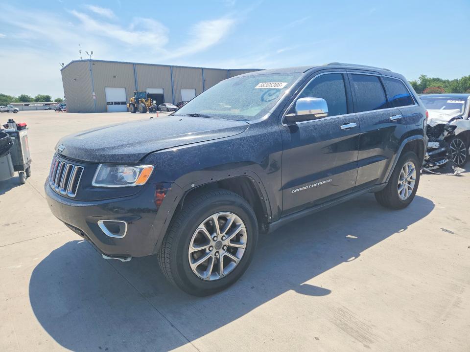 2014 Jeep Grand cherokee VIN 1C4RJFBT8EC139703 COPART salvage auction — FRONT END, Tx - Certificate Of Title, sold $2,150 on 2026-07-09 (photo 1)