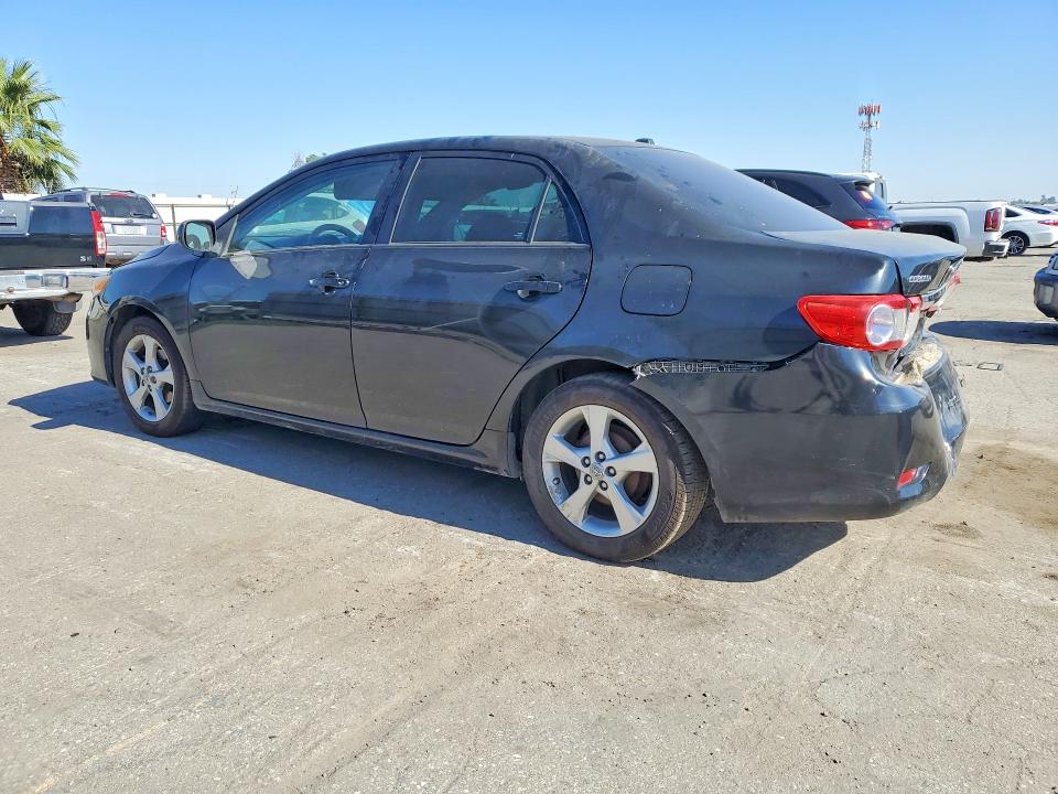 2012 Toyota Corolla VIN 5YFBU4EE6CP027027 COPART salvage auction — REAR END, Ca - Salvage Certificate, sold $1,050 on 2026-07-31 (photo 2)