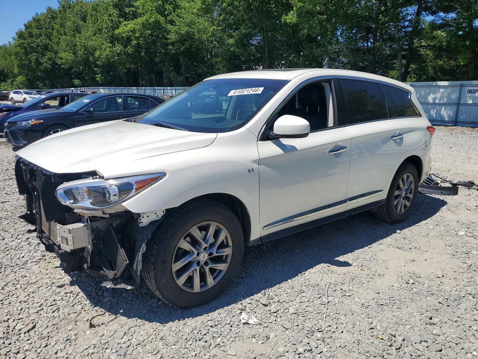 2015 Infiniti Qx60 VIN 5N1AL0MMXFC509511 COPART salvage auction — FRONT END, Ma - Cert Of Title-Reconstrctd Coll, sold $525 on 2026-07-24 (photo 1)